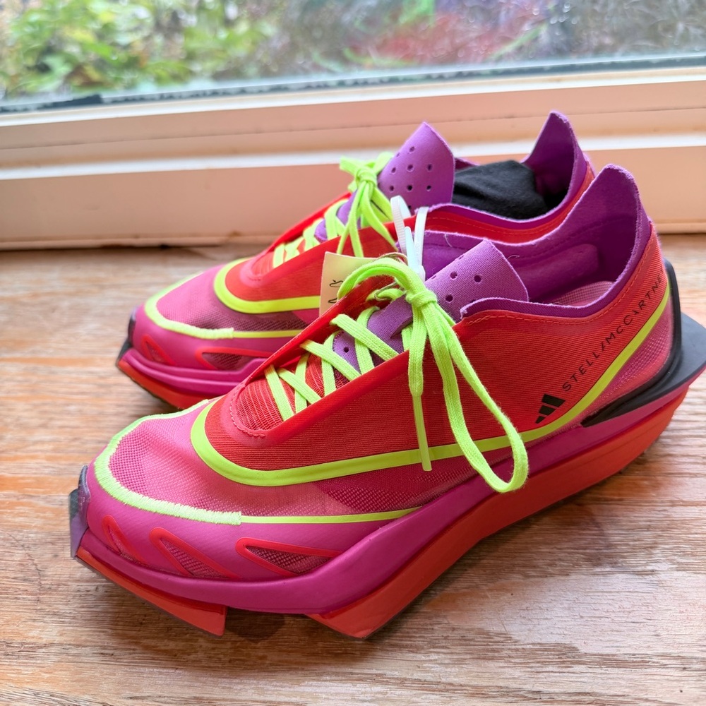 Stella McCartney Neon Pink and Purple Athletic Shoes Earthlight 2.0 Size US 5 W